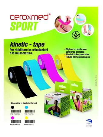 CEROXMED SPORT KINETIC TAPE BLU 1 PEZZO - Doctor Vinz