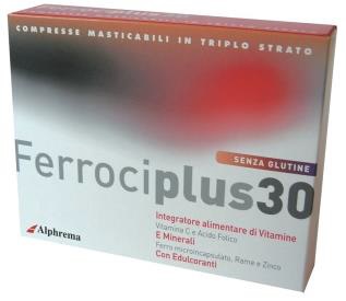 FERROCIPLUS 30 24 COMPRESSE MASTICABILI - Doctor Vinz