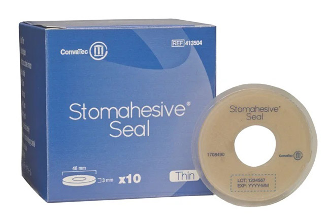 ANELLO STOMIA STOMAHESIVE SEAL FORO APERTURA 18MM DIAMETRO 48MM 10 PEZZI - Doctor Vinz