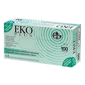 GUANTO IN LATTICE SUPERFICIE LISCIA TALCATO 100 PEZZI ARTICOLO EKO 6 - Doctor Vinz