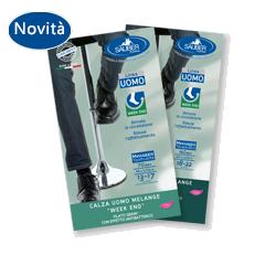 CALZA UOMO MELANGE 140 DENARI TAGLIA MEDIAVERDE INGLESE - Doctor Vinz