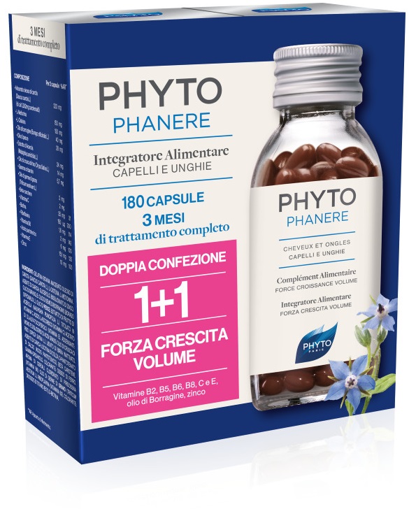 PHYTO PHYTOPHANERE INTEGRATORE ALIMENTARE CAPELLI/UNGHIE 90+90 CAPSULE - Doctor Vinz