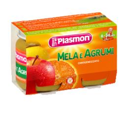 PLASMON OMOGENEIZZATO MELA AGRUMI 2 X 104 G - Doctor Vinz