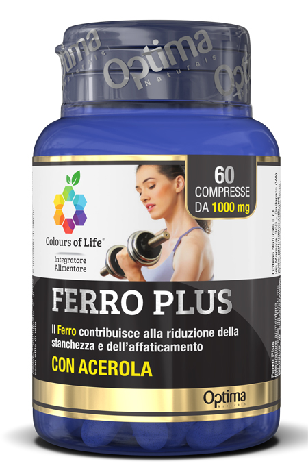 COLOURS OF LIFE FERRO PLUS 60 COMPRESSE 1000 MG - Doctor Vinz