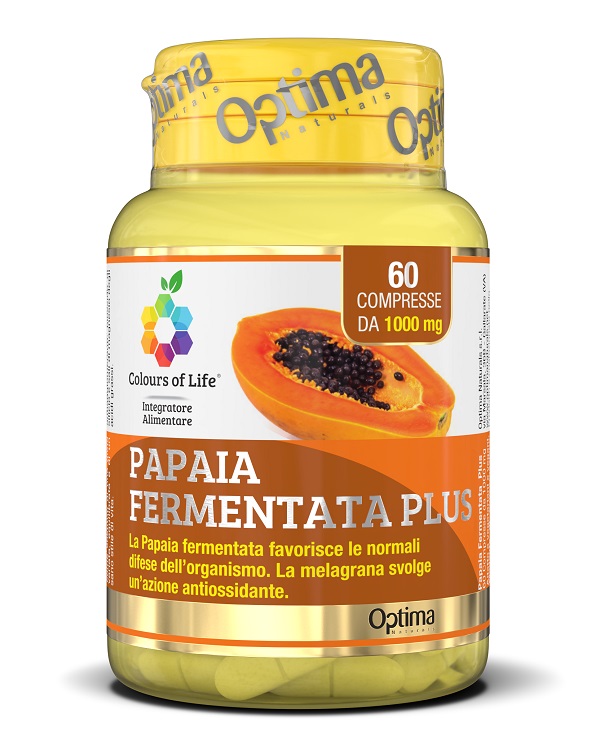 COLOURS OF LIFE FERMENTA PAPAIA PLUS 60 COMPRESSE 1000 MG - Doctor Vinz