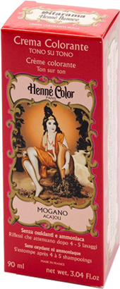 HENNE NUANCE ACAJOU ROSSO MOGANO CREMA HENNE COLOR CREMA COLORANTE PRONTA ALL'USO - Doctor Vinz