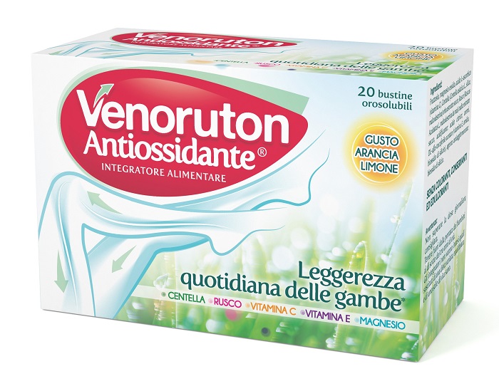 VENORUTON ANTIOSSIDANTE 20 BUSTINE OROSOLUBILI MONODOSE - Doctor Vinz