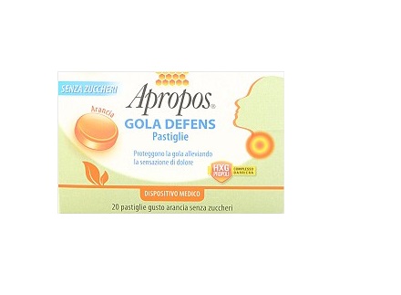 APROPOS GOLA DEFENS ARANCIA PASTIGLIE SENZA ZUCCHERI AGGIUNTI - Doctor Vinz