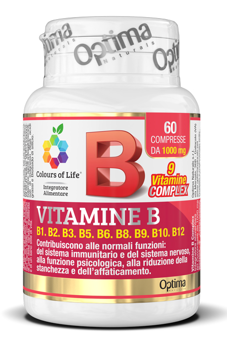 COLOURS OF LIFE VITAMINE B COMPLEX 60 COMPRESSE 1000 MG - Doctor Vinz