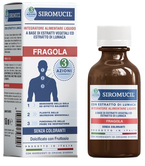 SIROMUCIL 3 AZIONI FRAGOLA 150 ML - Doctor Vinz