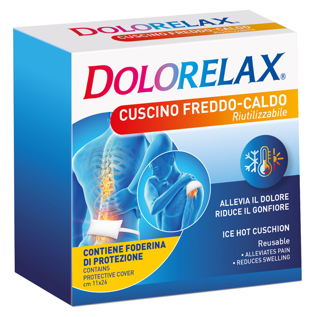 ICE HOT DOLORELAX CUSCINO RIUTILIZZABILE 11X26 CM 2 PEZZI - Doctor Vinz