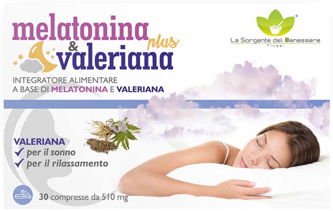 MELATONINA PLUS VALERIANA 30 COMPRESSE - Doctor Vinz