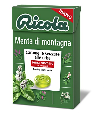 RICOLA MENTA DI MONTAGNA SENZA ZUCCHERO 50 G - Doctor Vinz
