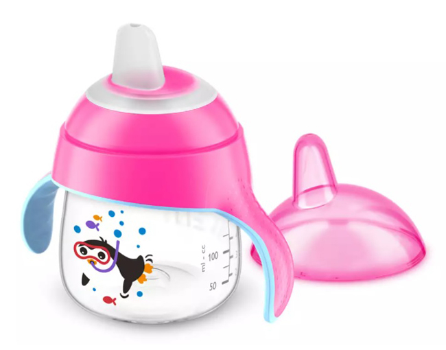 AVENT TAZZA CON BECCUCCIO DECORATA NERO 200 ML - Doctor Vinz