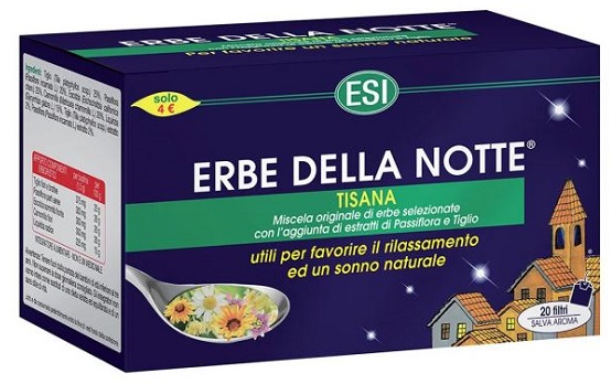 ESI ERBE DELLA NOTTE TISANA 20 FILTRI ASTUCCIO 40 G - Doctor Vinz