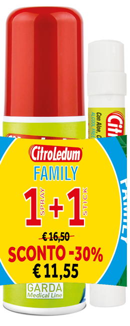 CITROLEDUM FAMILY KIT SPRAY 75 ML + STICK 10 ML - Doctor Vinz