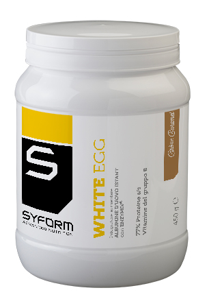 WHITE EGG INTEGRATORE IN POLVERE AL GUSTO DI CREME CARAMEL 450 G - Doctor Vinz