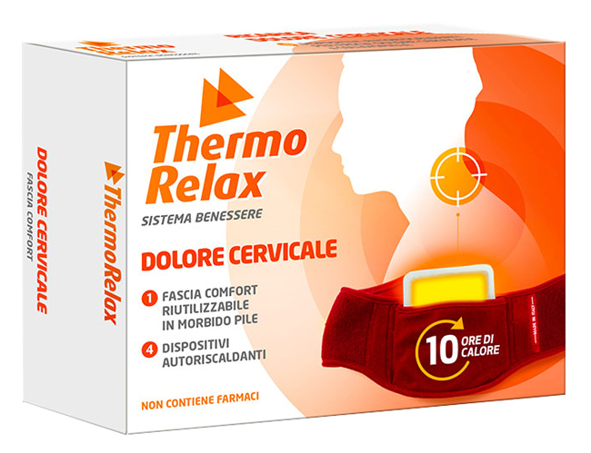 THERMORELAX FASCIA DOLORE CERVICALE+4 DISPOSITIVI AUTORISCALDANTI - Doctor Vinz