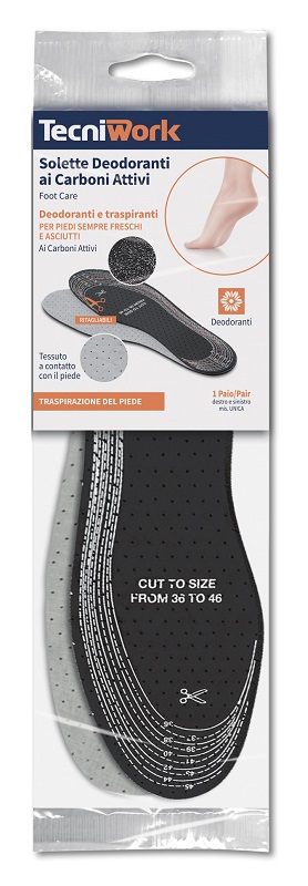 SOLETTE DEODORANTI AI CARBONI ATTIVI 1 PAIO - Doctor Vinz