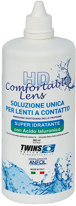 HD COMFORT LENS SOLUZIONE UNICA PER LENTI A CONTATTO 360 ML - Doctor Vinz