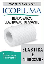 BENDA GARZA ELASTICA ICOPIUMA AUTOFISSANTE CM 4 X 4 MT - Doctor Vinz
