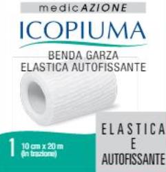 BENDA GARZA ELASTICA ICOPIUMA AUTOFISSANTE CM 10 X 20 MT - Doctor Vinz
