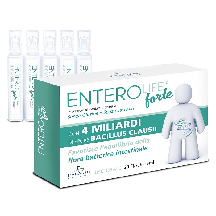 ENTEROLIFE FORTE 4 MILIARDI 20 FIALE DA 5 ML - Doctor Vinz