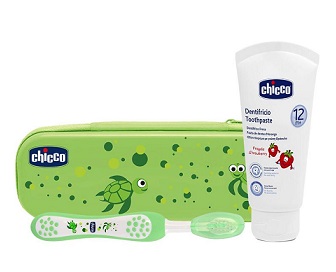 CHICCO SET DENTALE VERDE CON FLUORO - Doctor Vinz