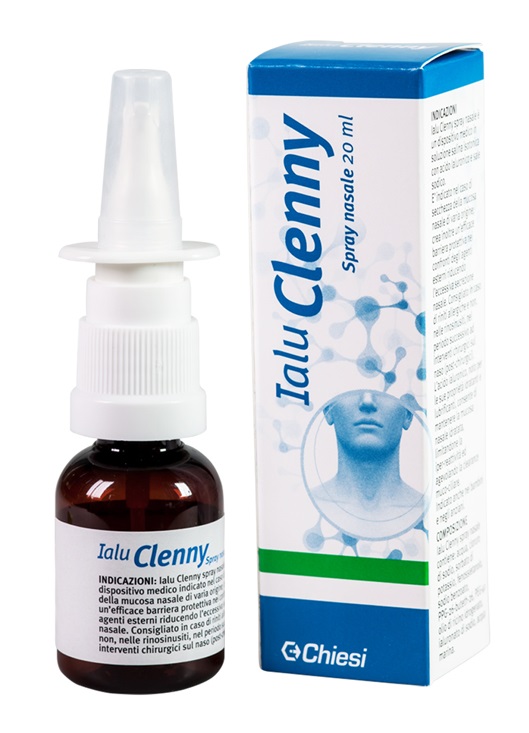 IALU CLENNY SPRAY NASALE SOLUZIONE SALINA ISOTONICA CON ACIDO IALURONICO E SALE SODICO 20 ML - Doctor Vinz