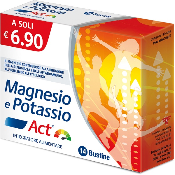 MAGNESIO E POTASSIO ACT 14 BUSTINE 5 G - Doctor Vinz