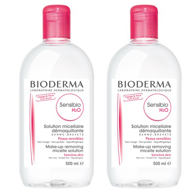 SENSIBIO H2O SOLUZIONE MICELLARE DETERTEGENTE 500ML + STRUCCANTE PELLE SENSIBILE 500 ML - Doctor Vinz