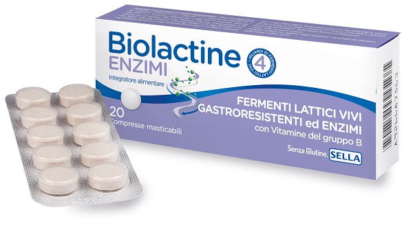 BIOLACTINE ENZIMI 20 COMPRESSE NUOVA FORMULA - Doctor Vinz