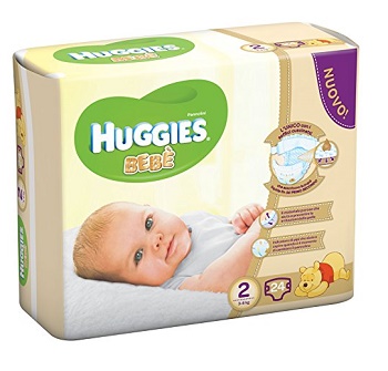 PANNOLINO HUGGIES EXTRA CARE BEBE' BASE 2 24 PEZZI - Doctor Vinz