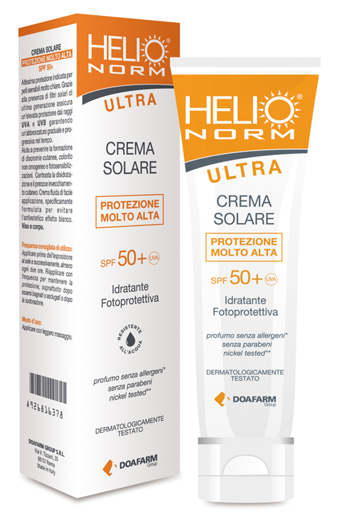 HELIONORM ULTRA CREMA SOLARE SPF 50+ 100 ML - Doctor Vinz
