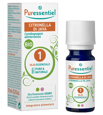 PURESSENTIEL CITRONELLA JAVA OLIO ESSENZIALE BIO 10 ML - Doctor Vinz