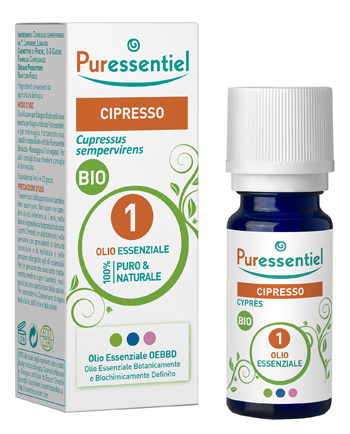 PURESSENTIEL CIPRESSO OLIO ESSENZIALE BIO 10 ML - Doctor Vinz