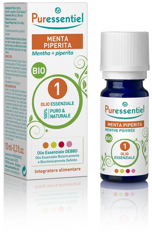 PURESSENTIEL MENTA PIPERITA OLIO ESSENZIALE BIO 10 ML - Doctor Vinz