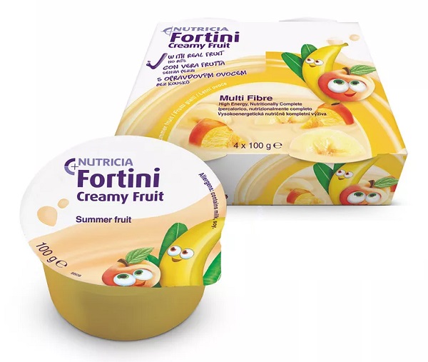 FORTINI CREAMY FRUIT MULTI FIBRE FRUTTI GIALLI 4X100 G - Doctor Vinz