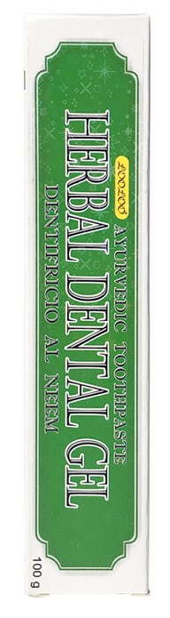 HERBAL DENTAL GEL DENTIFRICIO AYURVEDICO AL NEEM 100 G - Doctor Vinz