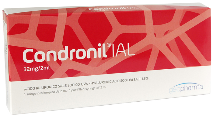 SIRINGA INTRA-ARTICOLARE CONDRONIL IAL ACIDO IALURONICO 1,6% 2 ML - Doctor Vinz