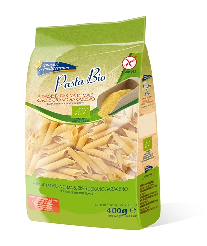 PIACERI MEDITERRANEI PENNE RIGATE BIO 400 G - Doctor Vinz