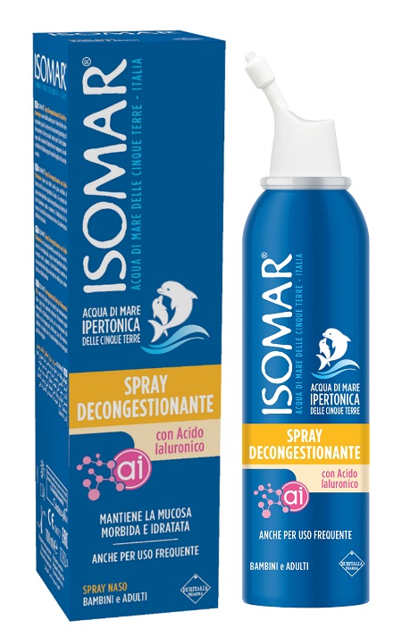 ISOMAR SPRAY DECONGESTIONANTE ACIDO IALURONICO 100 ML - Doctor Vinz