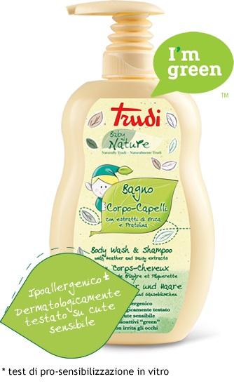 TRUDI BABY NATURE BAGNO CORPO CAPELLI 400 ML - Doctor Vinz