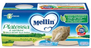 MELLIN OMOGENEIZZATO PLATESSA 2X80 G - Doctor Vinz