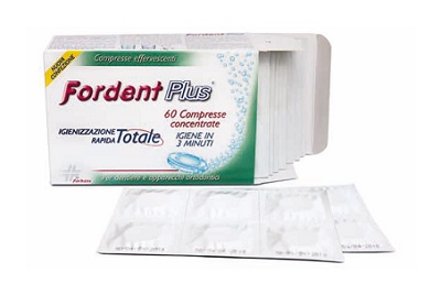 FORDENT PLUS 60 COMPRESSE CONCENTRATE PER DENTIERE E APPARECCHI ORTODONTICI - Doctor Vinz