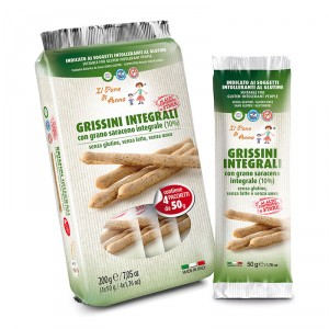 IL PANE DI ANNA GRISSINI INTEGRALI SENZA LATTE 200G - Doctor Vinz