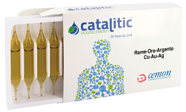 CATALITIC OLIGOELEMENTI RAME ORO ARGENTO CU-AU-AG 20 AMPOLLE - Doctor Vinz