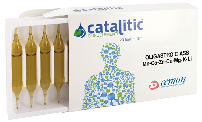 CATALITIC OLIGOELEMENTI OLIGATRO MN-CO-ZN-CU-MG-K-LI 20 AMPOLLE - Doctor Vinz