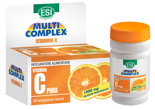 ESI MULTICOMPLEX VITAMINA C PURA 1000 MG RETARD 30 COMPRESSE - Doctor Vinz
