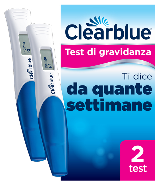 TEST DI GRAVIDANZA CLEARBLUE DIGITAL CONCEPTION INDICATOR 2 PEZZI - Doctor Vinz